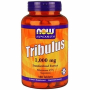 NOW Foods, Tribulus 1000 mg, 45% Saponins, 180 Tablets