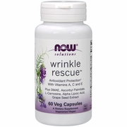 NOW Foods, Wrinkle Rescue, Skin Beauty Supplement, 60 Veg Capsules