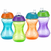 Nuby, Clik it No Spill Cup 10 oz, 4 Pack