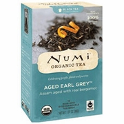 Numi Tea, Aged Earl Grey Black Tea, 18 Tea Bags