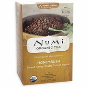 Numi Tea, Honeybush Tea, Herbal Teasan, 18 Tea Bags