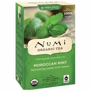 Numi Tea, Moraccan Mint Tea, Herbal Teasan, 18 Tea Bags