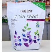 Nutiva, Organic Black Chia Seed, Raw & Unrefined, 2 lb (907 g)