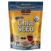 Nutiva, Organic White Chia Seed, 12 oz