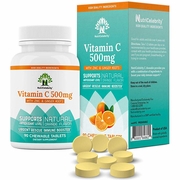 NutriCelebrity, Vitamin C 500 mg, 90 Chewable Tablets