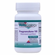 NutriCology/Allergy Research Group, Pregnenolone 100mg, 60 Tablets