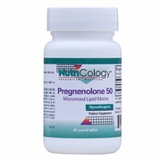 NutriCology/Allergy Research Group, Pregnenolone 50mg, 60 Tablets