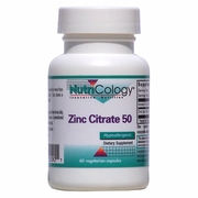 NutriCology/Allergy Research Group, Zinc Citrate 50mg, 60 Capsules