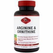 Olympian Labs, Arginine 500mg & Ornithine 250mg, 100 Capsules