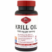Olympian Labs, Krill Oil, 1000 mg Per Serving, 60 Softgels