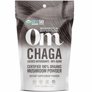 Om Organic Mushroom Nutrition, Chaga Mushroom Superfood Powder, 100 g