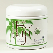 Organic Fiji, Lavender Face & Body Sugar Polish, 20 oz