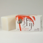 Organic Fiji, Organic Coconut Oil Soap Bar, Lemongrass Tangerine, 7 oz