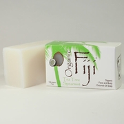 Organic Fiji, Organic Coconut Oil Soap Bar, Tea Tree Spearmint, 7 oz