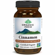 Organic India, Cinnamon, Herbal Supplement, 90 Vegetarian Capsules