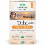 Organic India, Tulsi (Holy Basil) Turmeric Ginger Tea, 18 Tea Bags