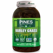 Pines International, Barley Grass, 500 Tablets