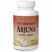 Planetary Herbals, Planetary Ayurvedics Arjuna 550 mg Full Spectrum, 60 Tablets