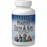 Planetary Herbals, Positive Teens & Kids, 60 Tablets
