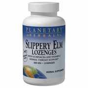 Planetary Herbals, Slippery Elm Lozenge 150 mg Tangerine, 100 Lozenges