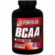 Powerlab Nutrition, BCAA AKG, 180 Softgels
