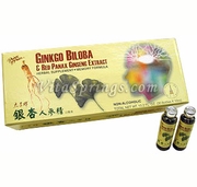 Prince of Peace, Ginkgo Biloba & Red Panax Ginseng Extract, 30 x 10 cc
