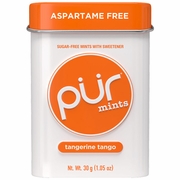 PUR, Sugar Free Mints - Tangerine Tango, 30 Pieces