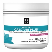 Pure Essence Labs, Ionic-Fizz Calcium Plus Powder - Mixed Berry, 210 g