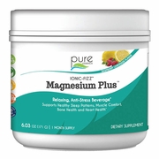 Pure Essence Labs, Ionic-Fizz Magnesium Plus Powder - Raspberry Lemonade, 171 g