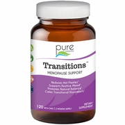 Pure Essence Labs, Transitions, Menopause Herbal Blend, 120 Vegetarian Capsules