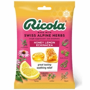 Ricola, Herb Cough & Throat Drops, Honey Lemon with Echinacea, 19 Drops
