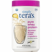 Simply Tera's, Pure Whey Protein - Bourbon Vanilla, Value Size, 24 oz