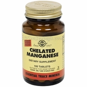Solgar, Chelated Manganese, 100 Tablets