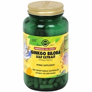 Solgar, Ginkgo Biloba Leaf Extract - Standardized, 180 Vegetable Capsules
