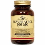 Solgar, Resveratrol 100 mg, 60 Vegetable Capsules