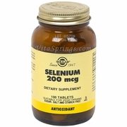 Solgar, Selenium 200 mcg, 100 Tablets