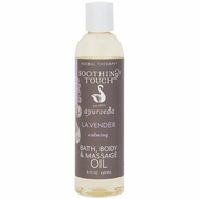 Soothing Touch, Bath, Body & Massage Oil, Lavender, 8 oz