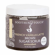 Soothing Touch, Herbal Therapy Brown Sugar Scrub, 70% Organic, French Vanilla Latte, 16 oz