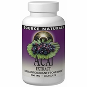 Source Naturals, Acai Extract 500 mg, 60 Capsules