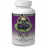 Source Naturals, Acai Extract 500 mg Vegetarian, 60 Vegi Caps