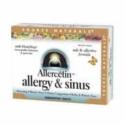 Source Naturals, Allercetin Allergy & Sinus, Homeopathic Bio-Aligned, 48 Tablets