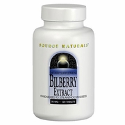 Source Naturals, Bilberry Extract 100mg, 120 Tablets