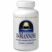 Source Naturals, D-Mannose 500mg, 30 Capsules