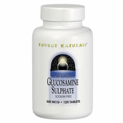 Source Naturals, Glucosamine Sulfate 500mg, 60 Tablets