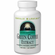 Source Naturals, Green Coffee Extract, 30 Tablets