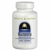 Source Naturals, Magnesium Chelate 100mg elemental, 250 Tablets
