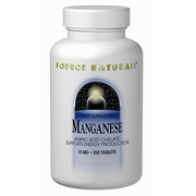 Source Naturals, Manganese Chelate 15mg, 250 Tablets