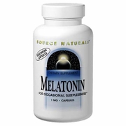 Source Naturals, Melatonin 1 mg Veg Caps, 100 Vegetarian Capsules