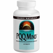 Source Naturals, PQQ Mind, Pyrroloquinoline Quinone Disodium Salt, 30 Tablets