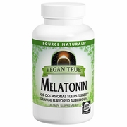 Source Naturals, Vegan True Melatonin 2.5 mg Sublingual Orange, 60 Tablets